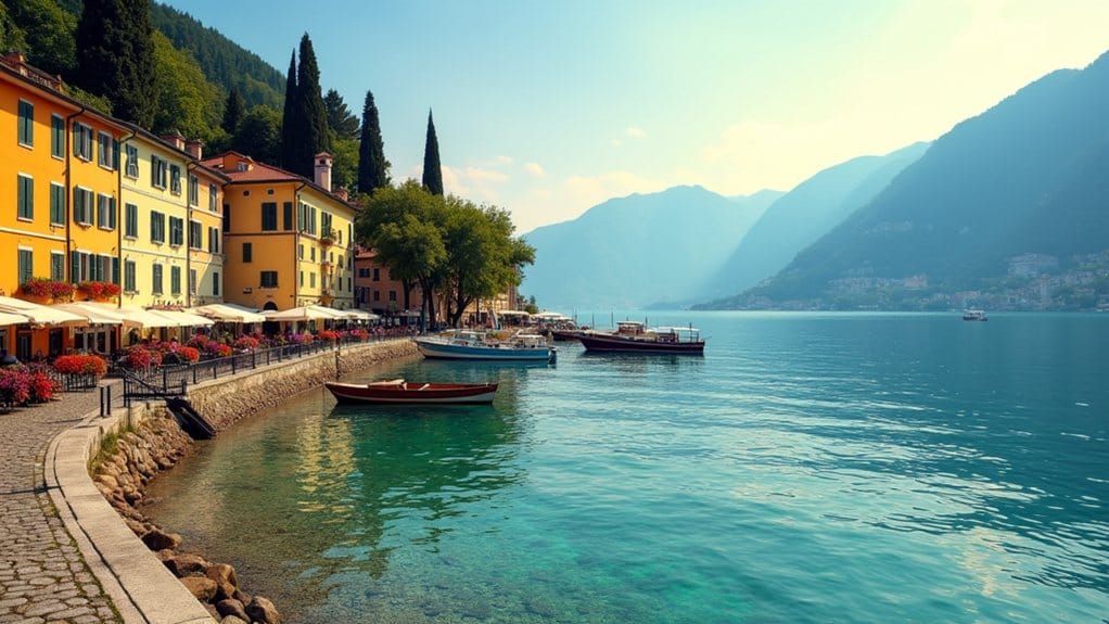 charming lakeside towns await