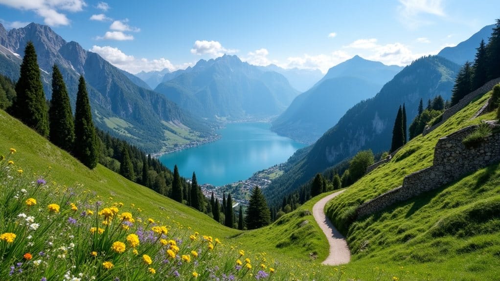 explore lake como trails