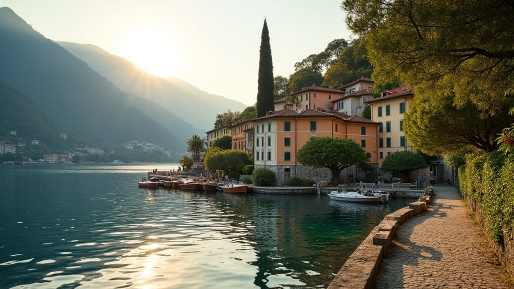 quieter towns by lake como