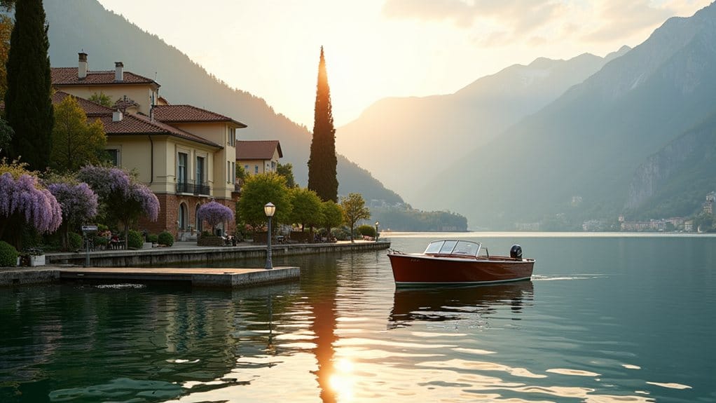 relaxed exploration of lake como