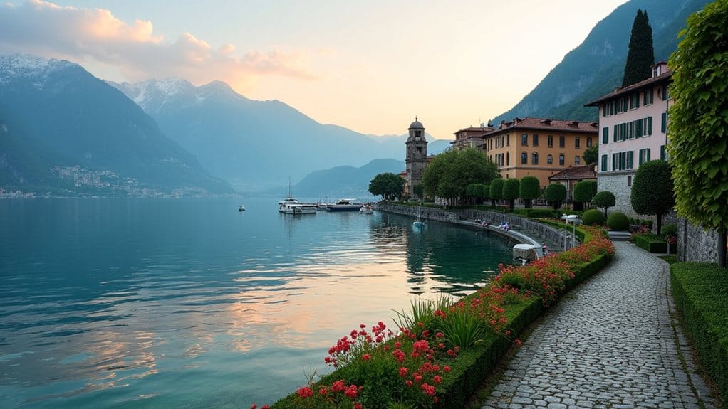 scenic relaxed lakeside getaway