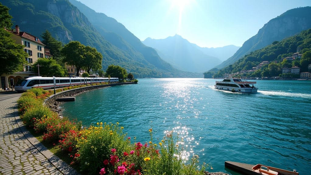 traveling lake como publicly