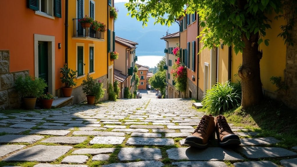 comfortable walking day planning