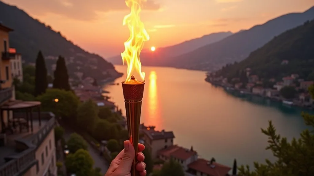 como olympic flame heritage