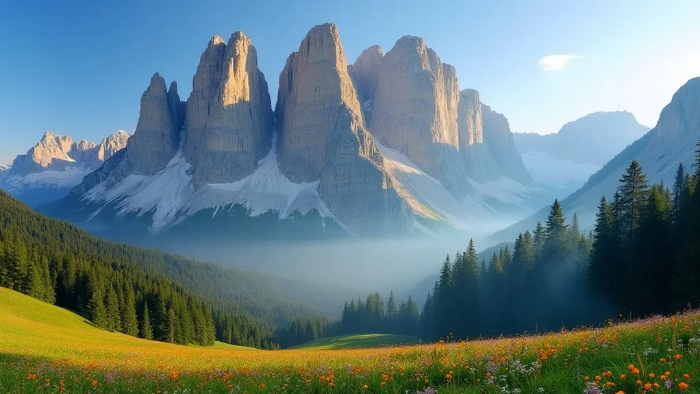 dolomites stunning fortress allure