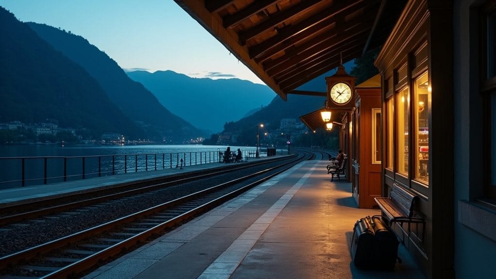 handle missed train calmly