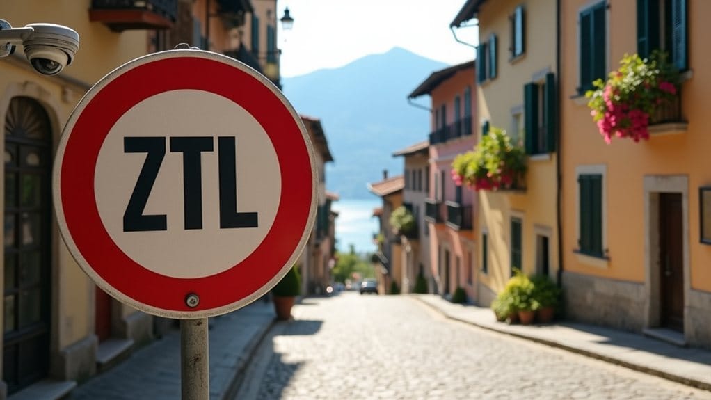 look for ztl signs