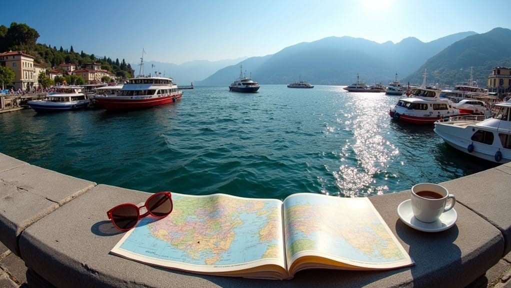 savor lake como leisurely