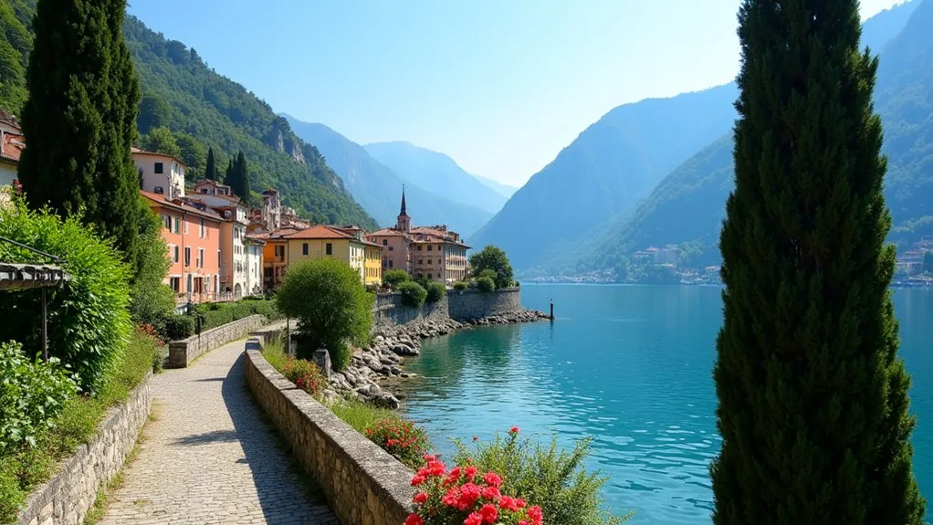 scenic villages by lake como