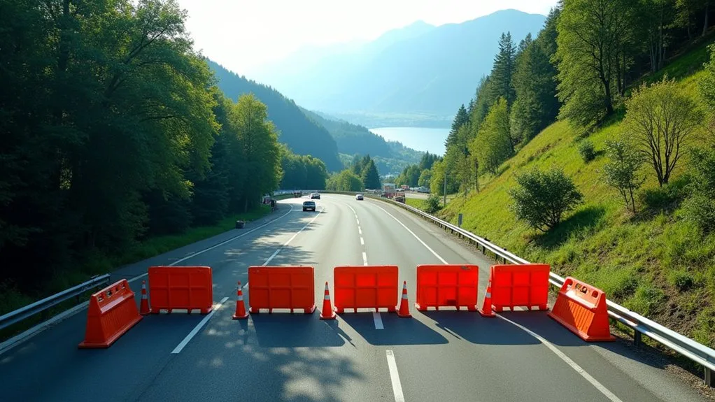 a9 highway closures impact access