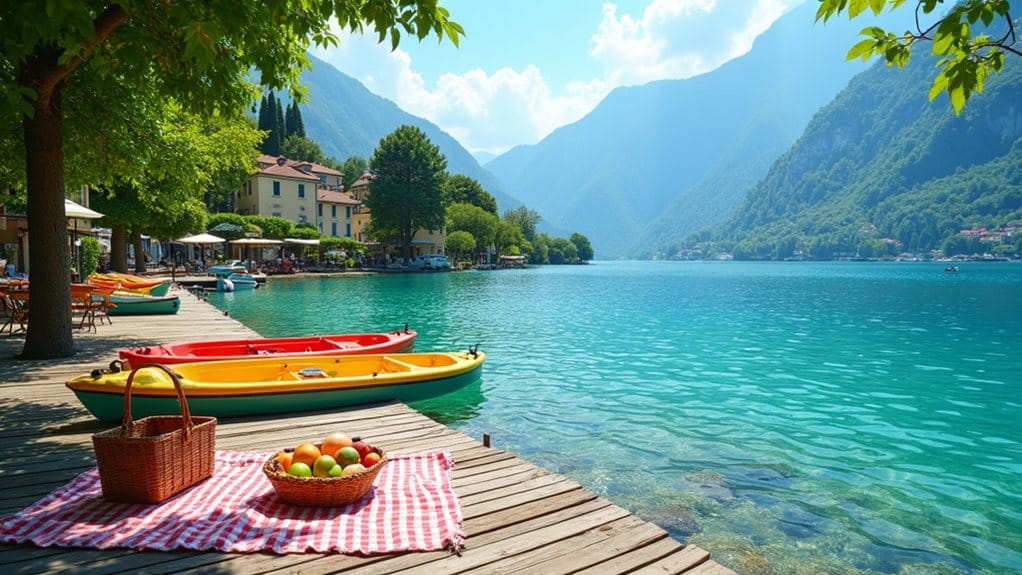 family fun in lake como