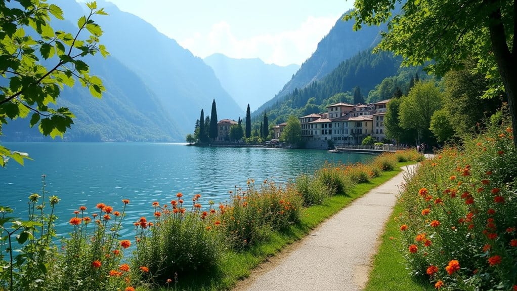 breathtaking summer lakeside trails