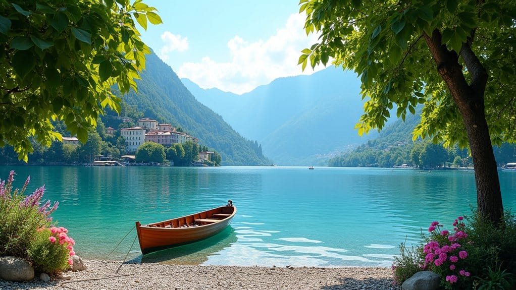 family fun at lake como