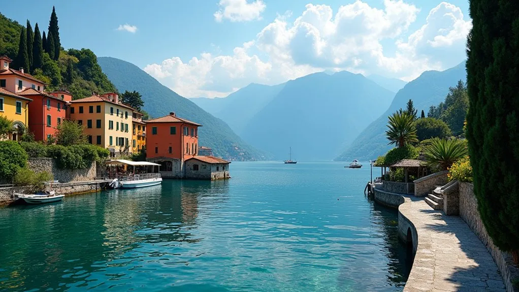 summer town visits lake como